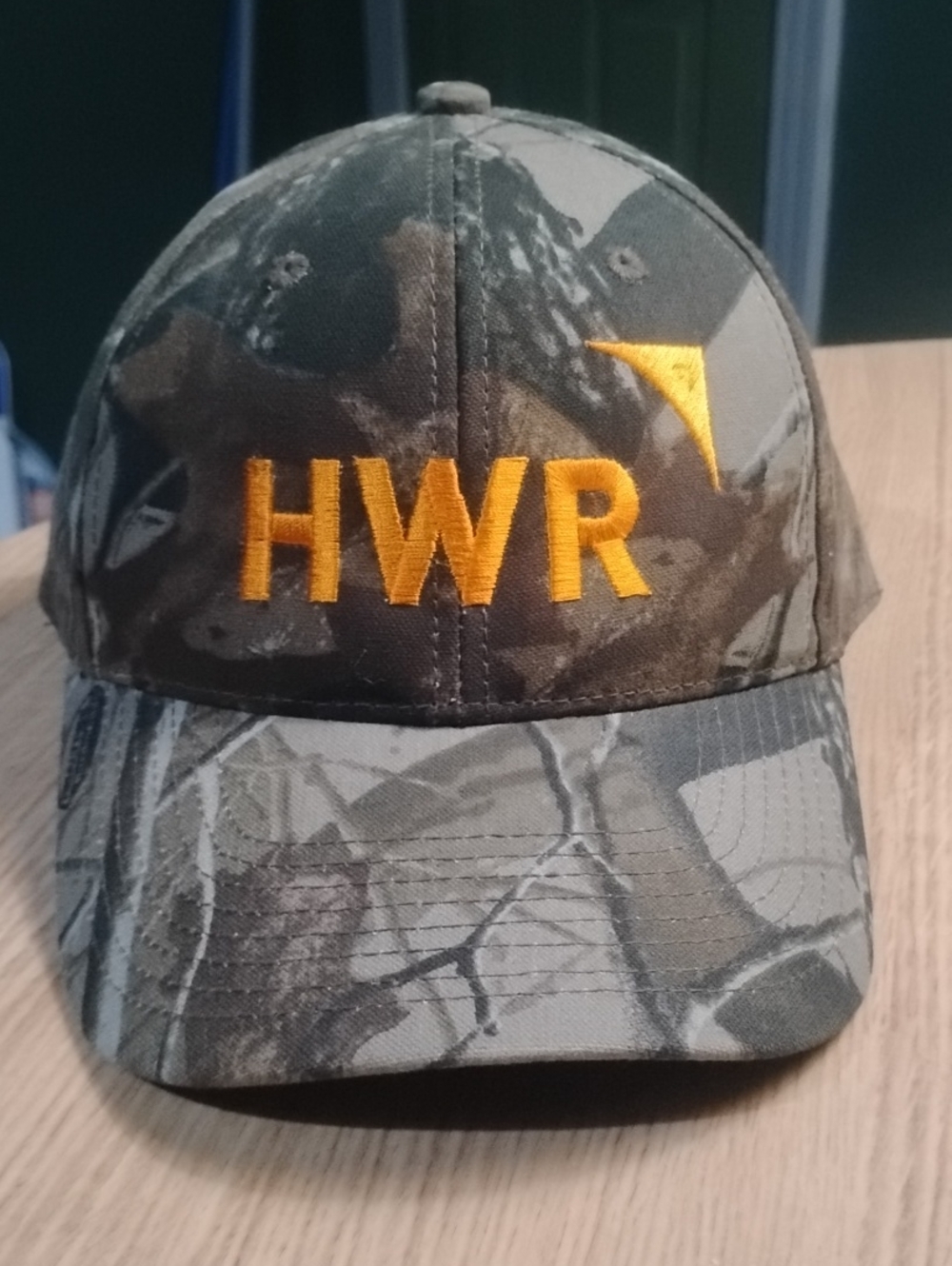 Port Authority Camo Cap with Yellow Embroidered HWR